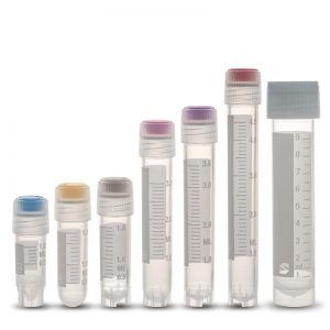 test tube with colored cap